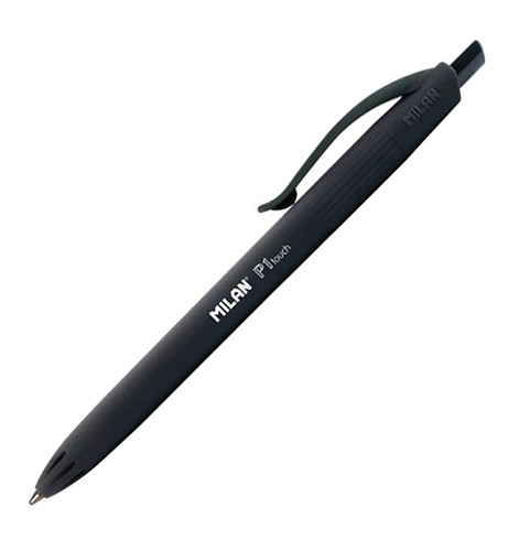 'Milan' Retractable Ballpen Black