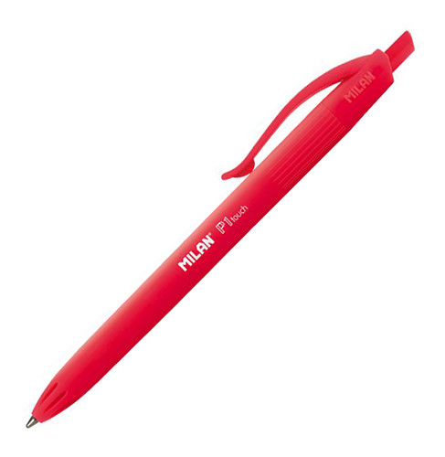 'Milan' Retractable Ballpen Red