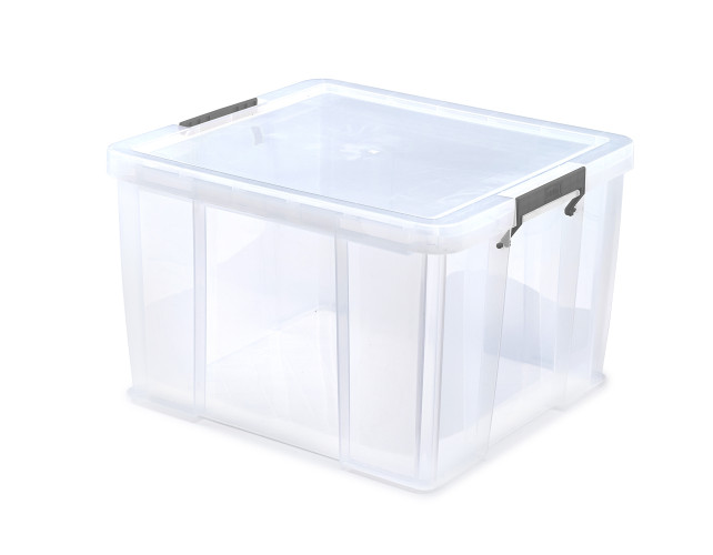 48L Storage Box Clip Lock Handles