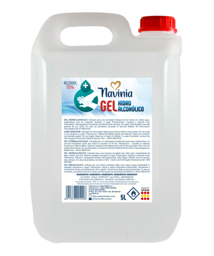 Hydroalcoholic Gel 5L