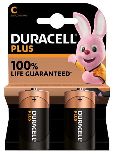 Battery C 'Duracell'
Pack of 2