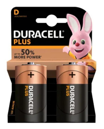Battery D 'Duracell'
Pack of 2