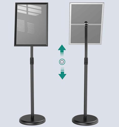 Aluminium Telescopic Display Board A2