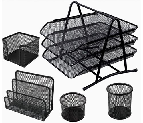 Desk Organiser Set
Mesh Black by 5 pcs