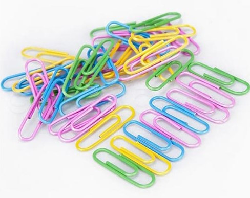 Paper Clips 50mm Plastic Coated 'Foska'