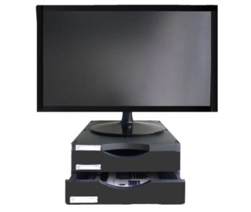 Monitor Stand with Drawers 'Archivo'