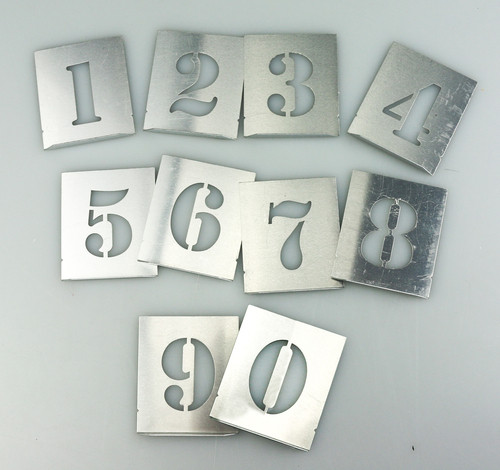 Stencil Set 0 to 9