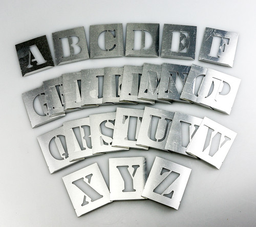 Stencil Set A to Z