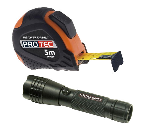 Measuring Tape 5m + Torch Set