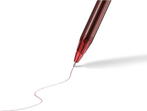 Bic Cristal Exact Fine Point Pen Red