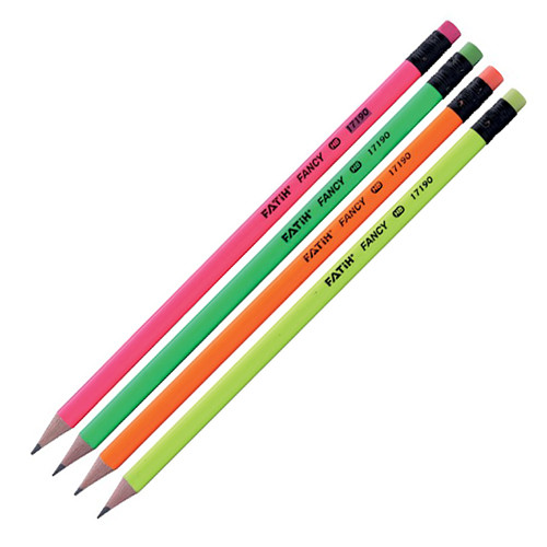 Fatih Rubber Tipped Pencil 'Neon'
Sold single