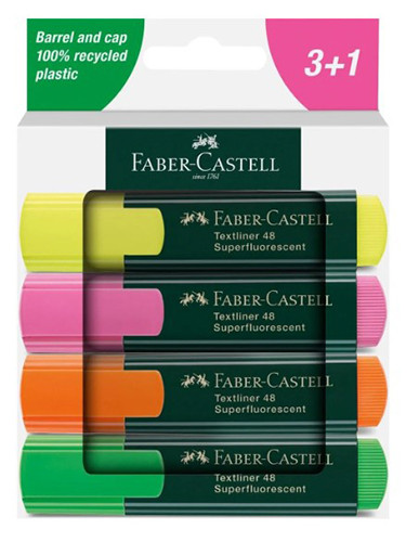Highlighters Neon Faber Castell
Pack of 4