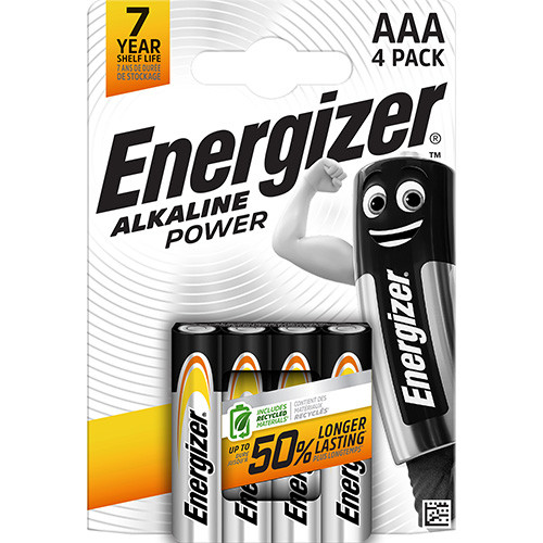 Battery AAA 'Energizer'
Pack of 4