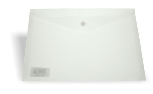 A5 Pocket File One Button Transparent 'Wiler'