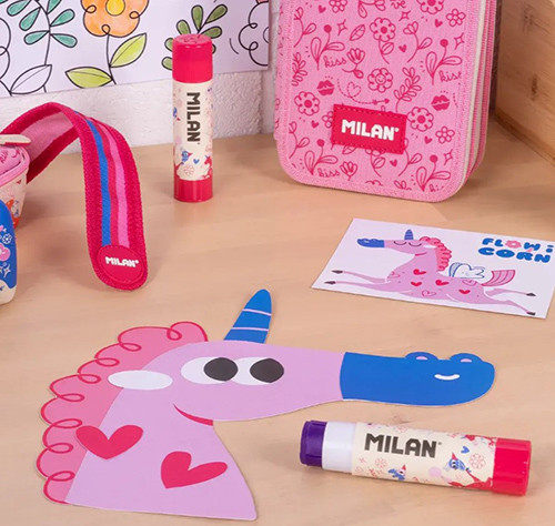 Glue Stick Medium Size Coloured  'Milan'