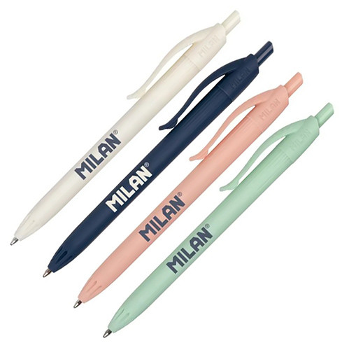 'Milan' Retractable Ballpen Assorted Colours