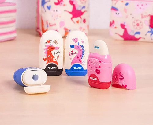 Sharpener with Eraser 'Milan Love'
Sold Single
