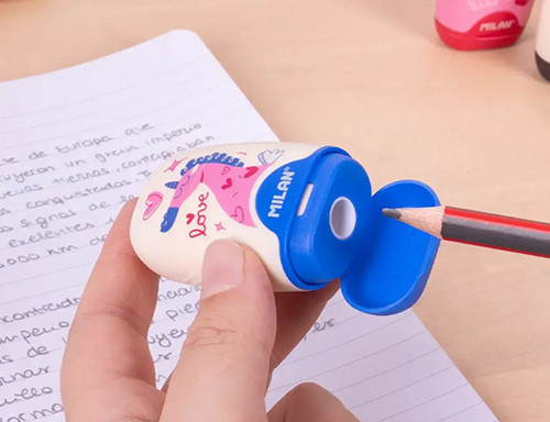 Sharpener with Eraser 'Milan Love'
Sold Single