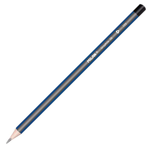 Milan 2B Triangular Graphite Pencil