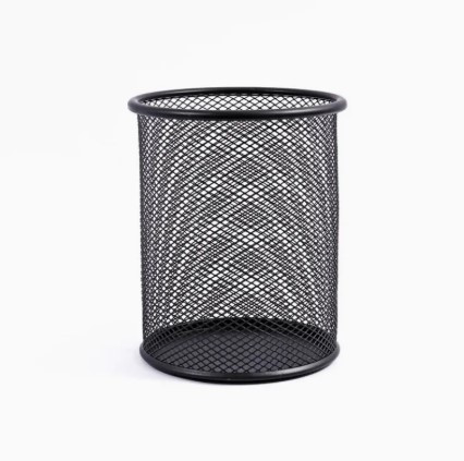 Pen Holder Mesh Black 'Foska'
