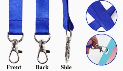 Lanyards Blue 'Foska'
Box of 50