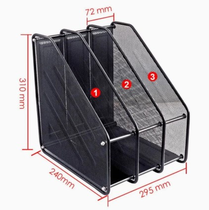 Desk Organiser 3 Compartments
Mesh Black