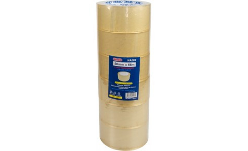 Transparent Tape Low Noise 50mm x 66m
Pack of 6