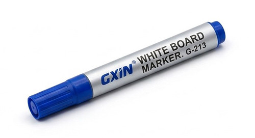 Gxin Whiteboard Marker Blue Bullet Tip