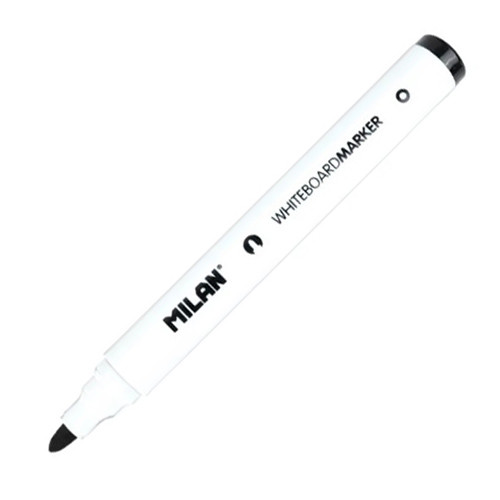 Milan Whiteboard Marker Black Bullet Tip