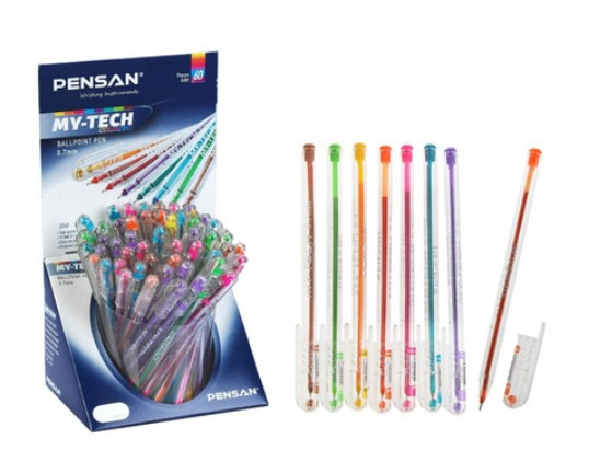 Pensan My-Tech Ballpen Fine Assorted Colours
Sold single