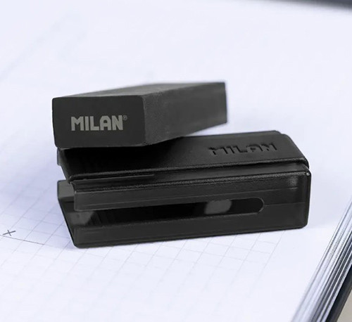 Rubber Erasers With Protective Case 'Milan'