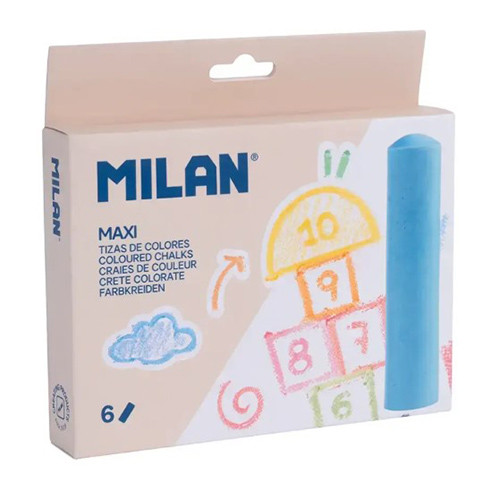 Chalk Coloured Maxi
Pack of 6