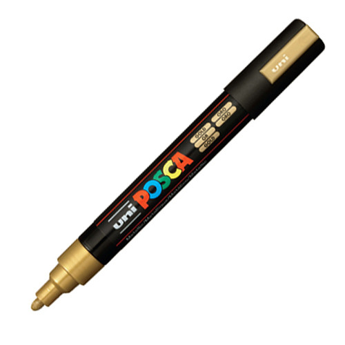 Paint Marker 'Posca PC-5M' Gold