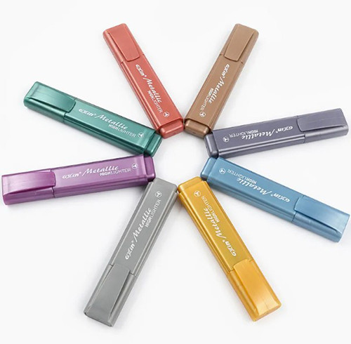 Gxin Highlighters Metallic
Pack of 8