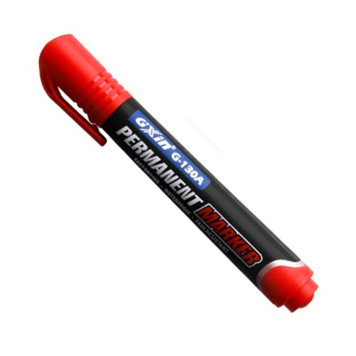 Gxin Permanent Marker Red Bullet Tip