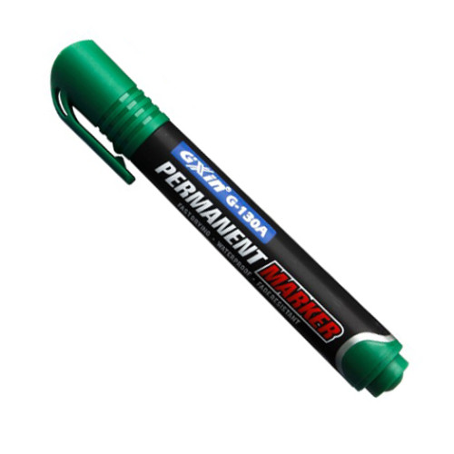 Gxin Permanent Marker Green Bullet Tip