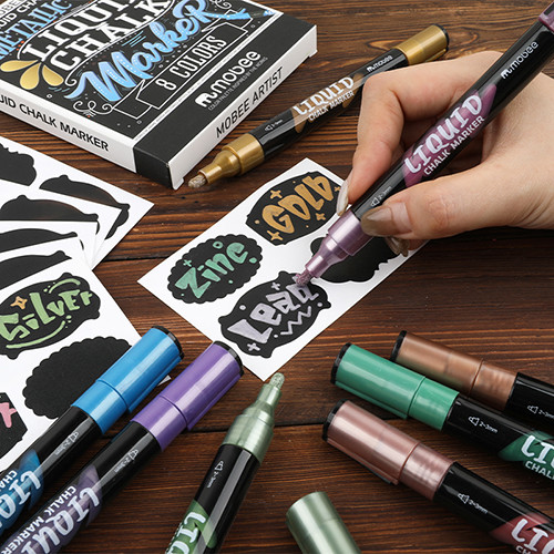 Gxin Liquid Chalk Markers 
Set of 8