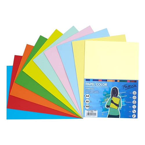 A4 80gsm Bright & Pastel Copy Paper
Pack of 100 sheets