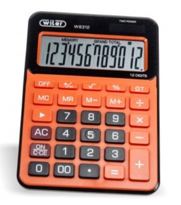 12 Digit Wiler W8312 Calculator