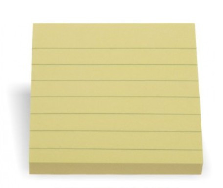 Sticky Notes 76 x 76mm Lines