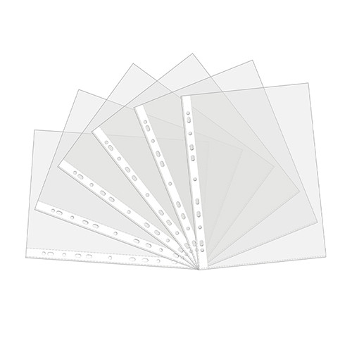Foska Thick A4 Plastic Punched Pockets
Pack of 100