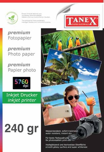 A4 Inkjet Photo Glossy Paper 240gsm