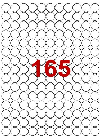 Labels Round 15mm Diameter
Pack of 16500