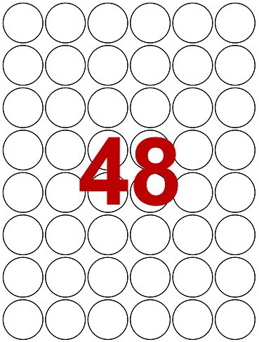 Labels Round 30mm Diameter
Pack of 4800