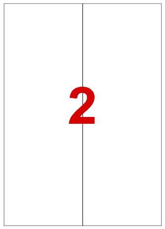 Labels 105 x 297mm
Pack of 200