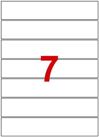 Labels 190 x 38mm
Pack of 700