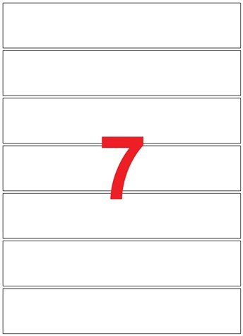 Labels 192.5 x 39mm
Pack of 700