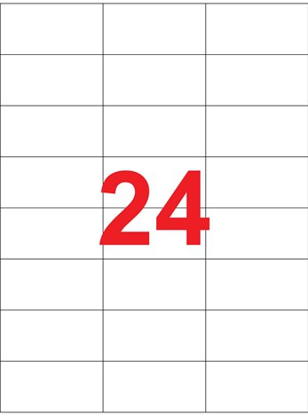 Labels 70 x 35mm
Pack of 2400