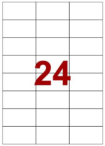 Labels 70 x 36mm
Pack of 2400