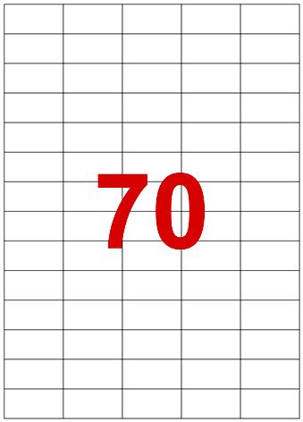 Transparent labels 40 x 20mm
Pack of 1750